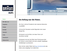 Tablet Screenshot of braun-hifi-service.de